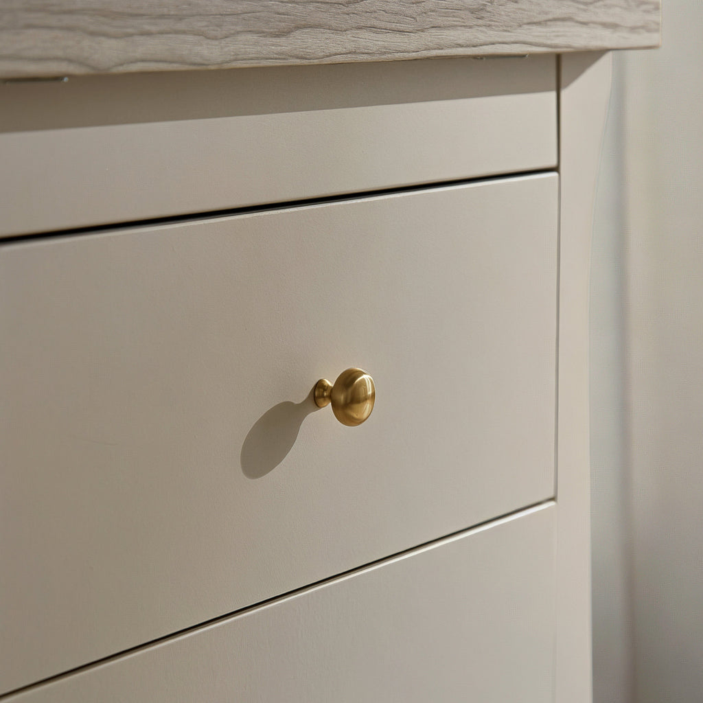 Clara 6 Drawer Dresser - Cashmere & Ash Furniture Singles CuddleCo 