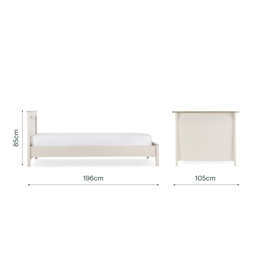 Clara Single Bed - Cashmere & Ash Furniture Singles CuddleCo 