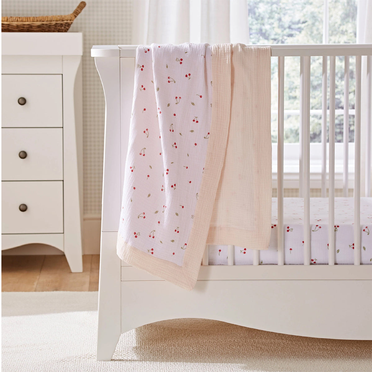 Comforter Blanket - Ditsy Cherry