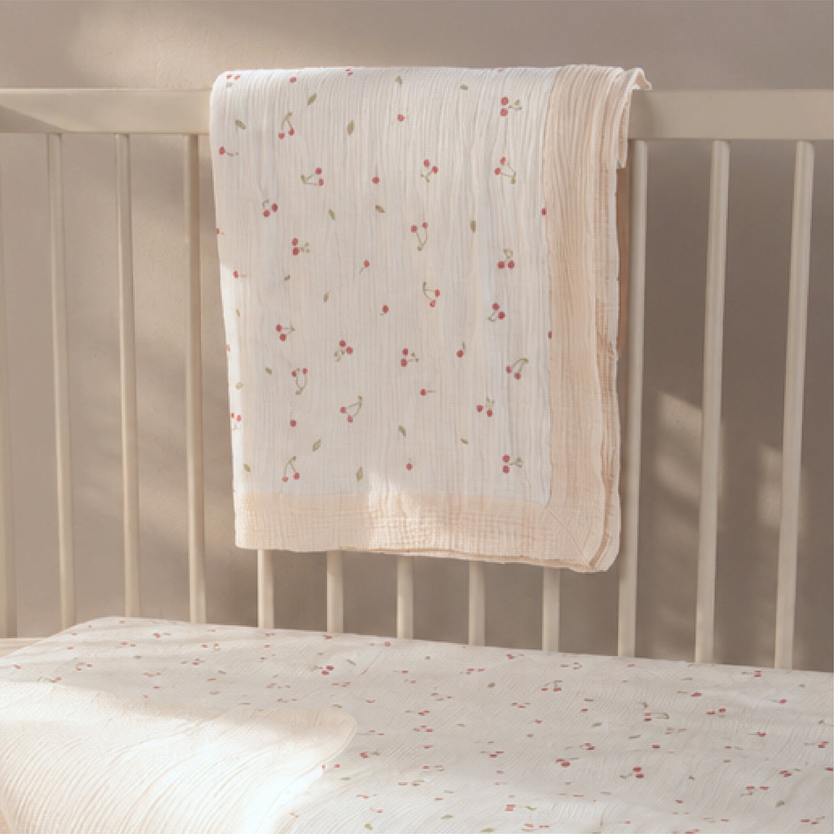 Comforter Blanket - Ditsy Cherry