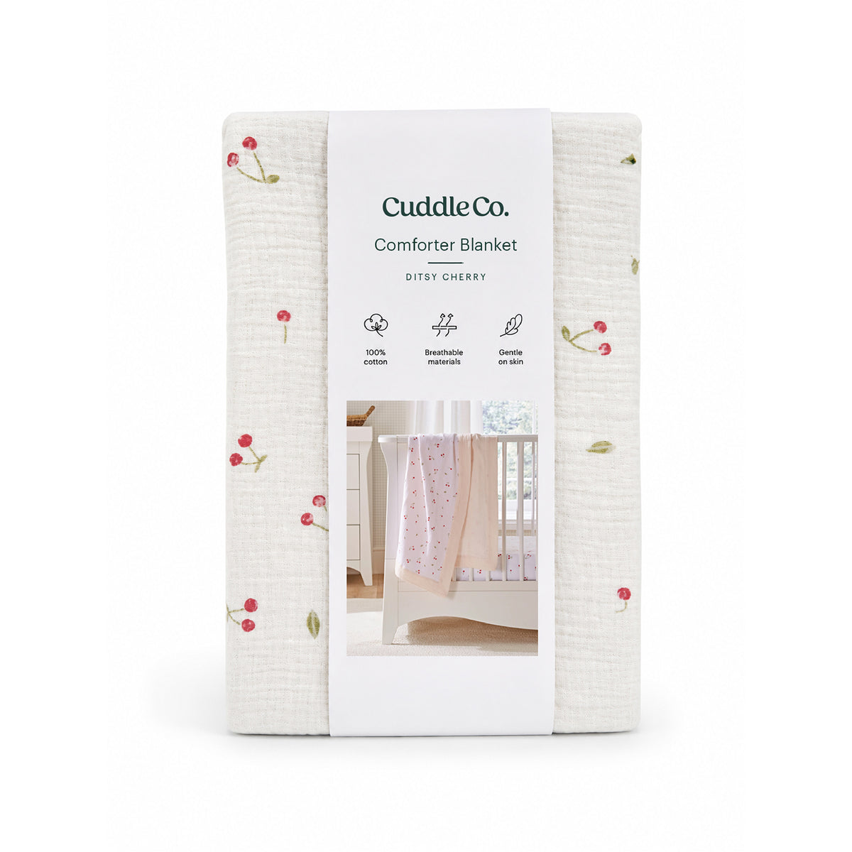 Comforter Blanket - Ditsy Cherry