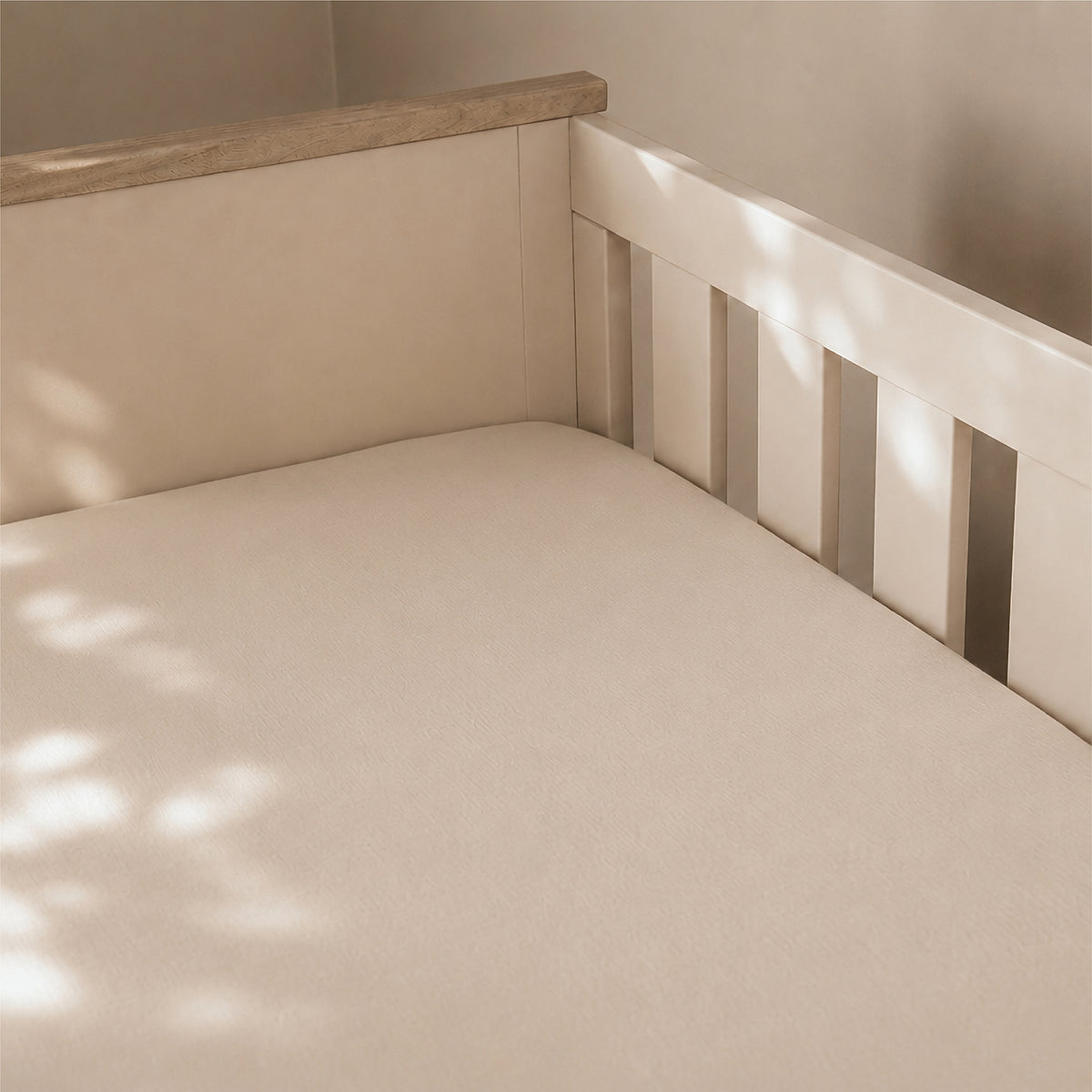 2 Pack Cot Bed Sheets  - Cashmere Waffle