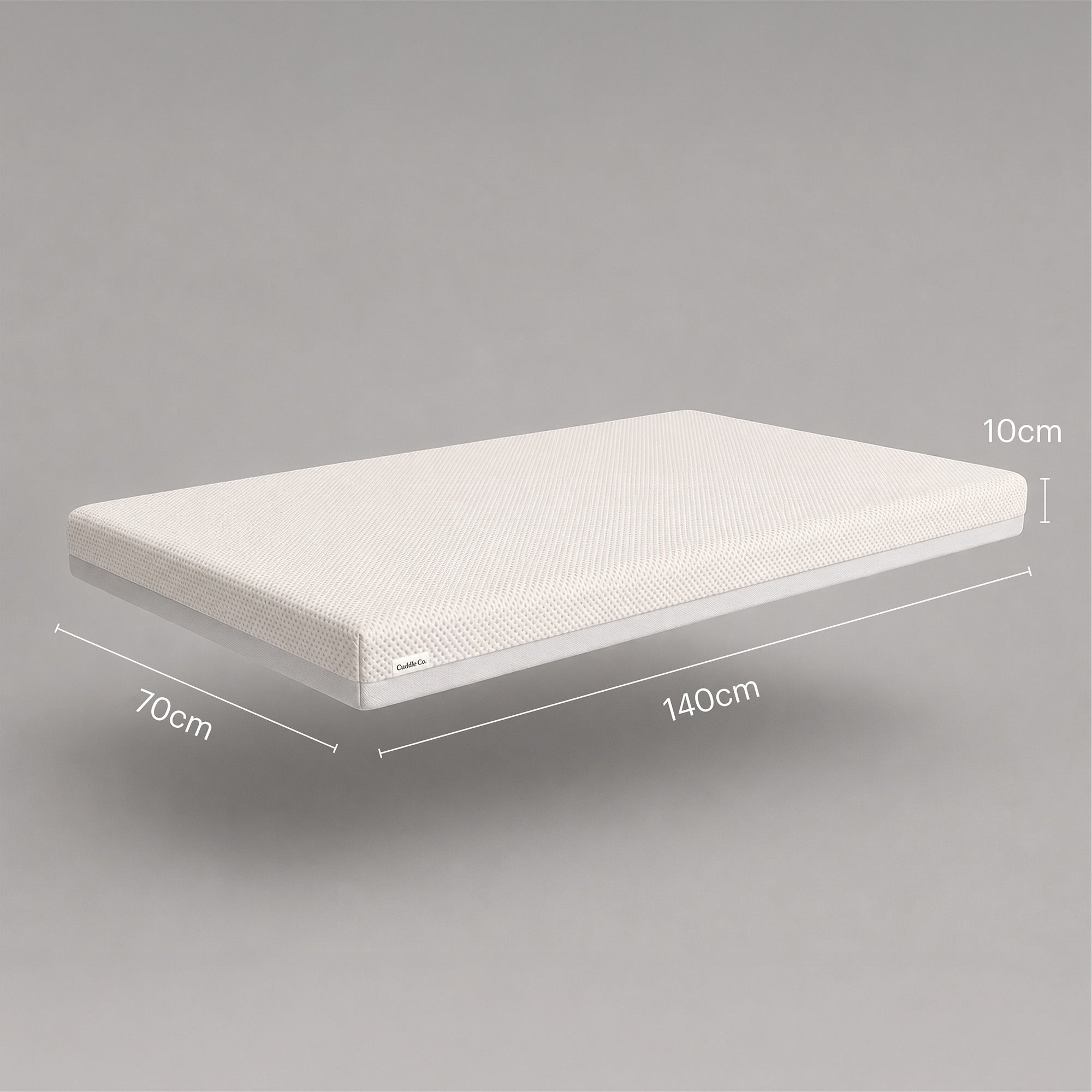 Harmony Hypo-Allergenic Bamboo Sprung Cot Bed Mattress 140 x 70cm
