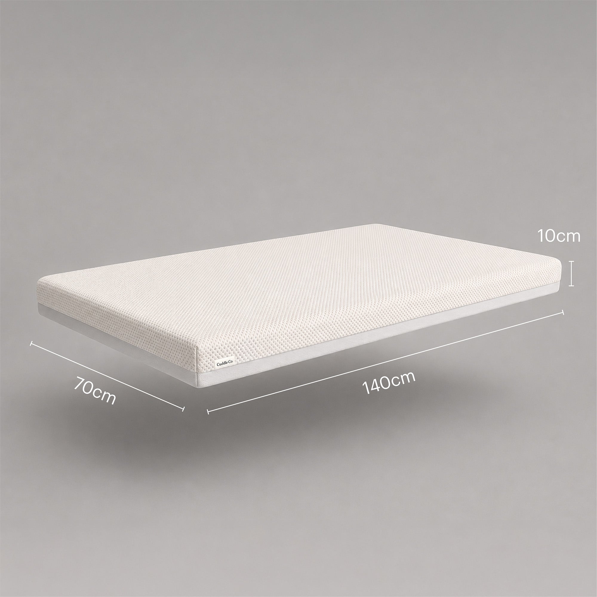 Signature Hypo-Allergenic Bamboo Pocket Sprung Cot Bed Mattress 140 x 70cm