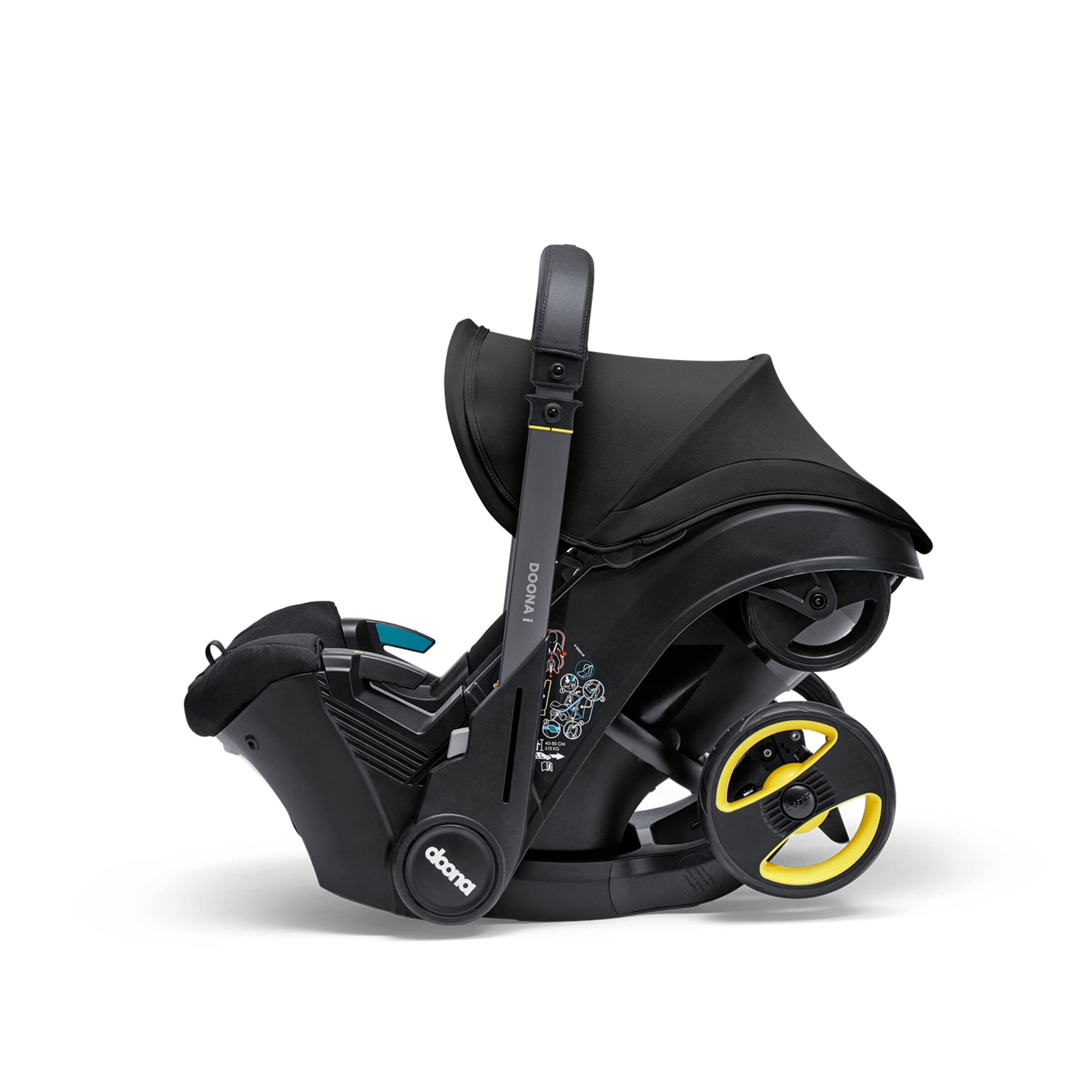 Doona i Car Seat & Stroller Nitro Black (Pre-order) CuddleCo 