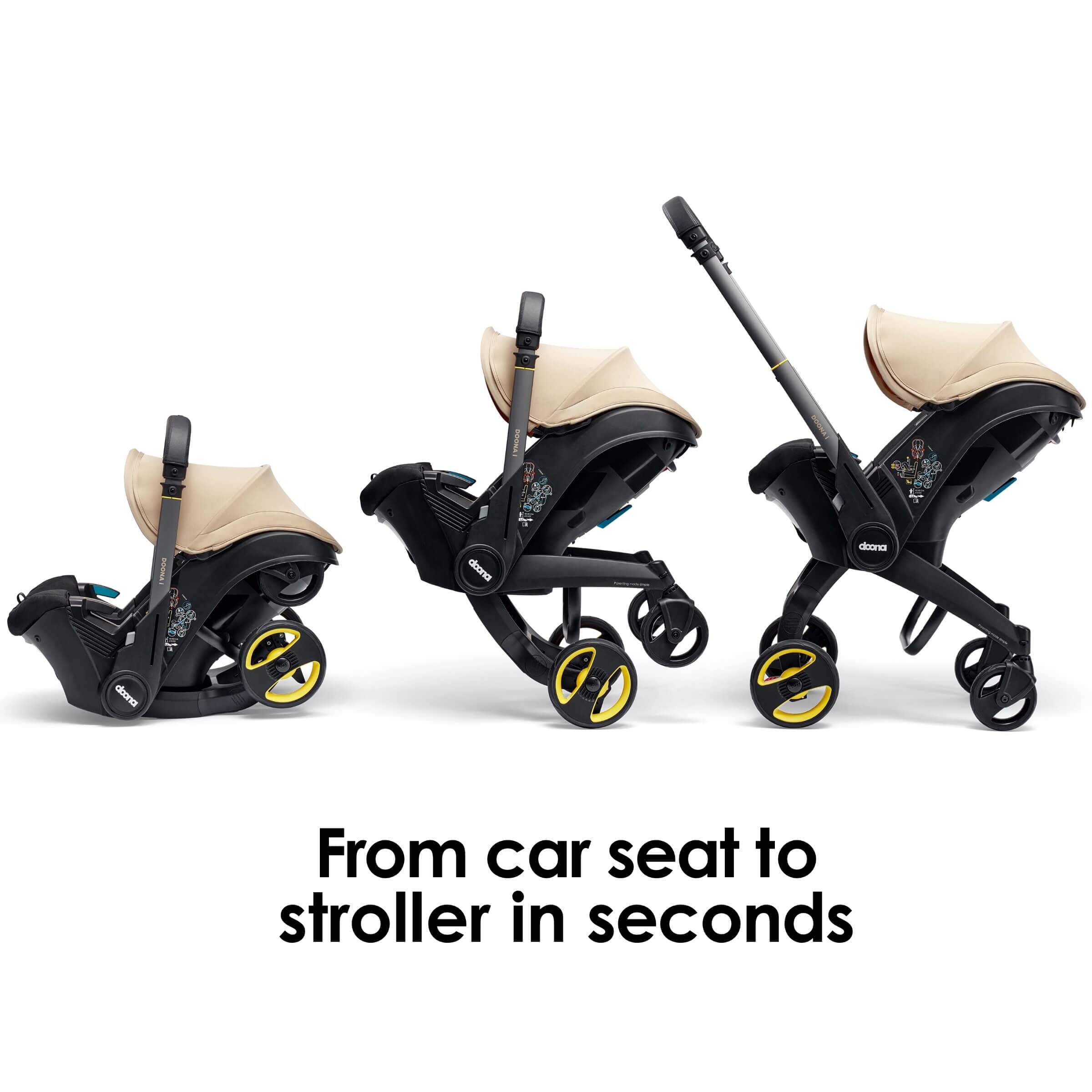Doona i Car Seat & Stroller Sahara Sand (Pre-order) Car Seats CuddleCo 