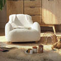 Etta Bunny Kids Chair - Boucle Off White Furniture Singles CuddleCo 