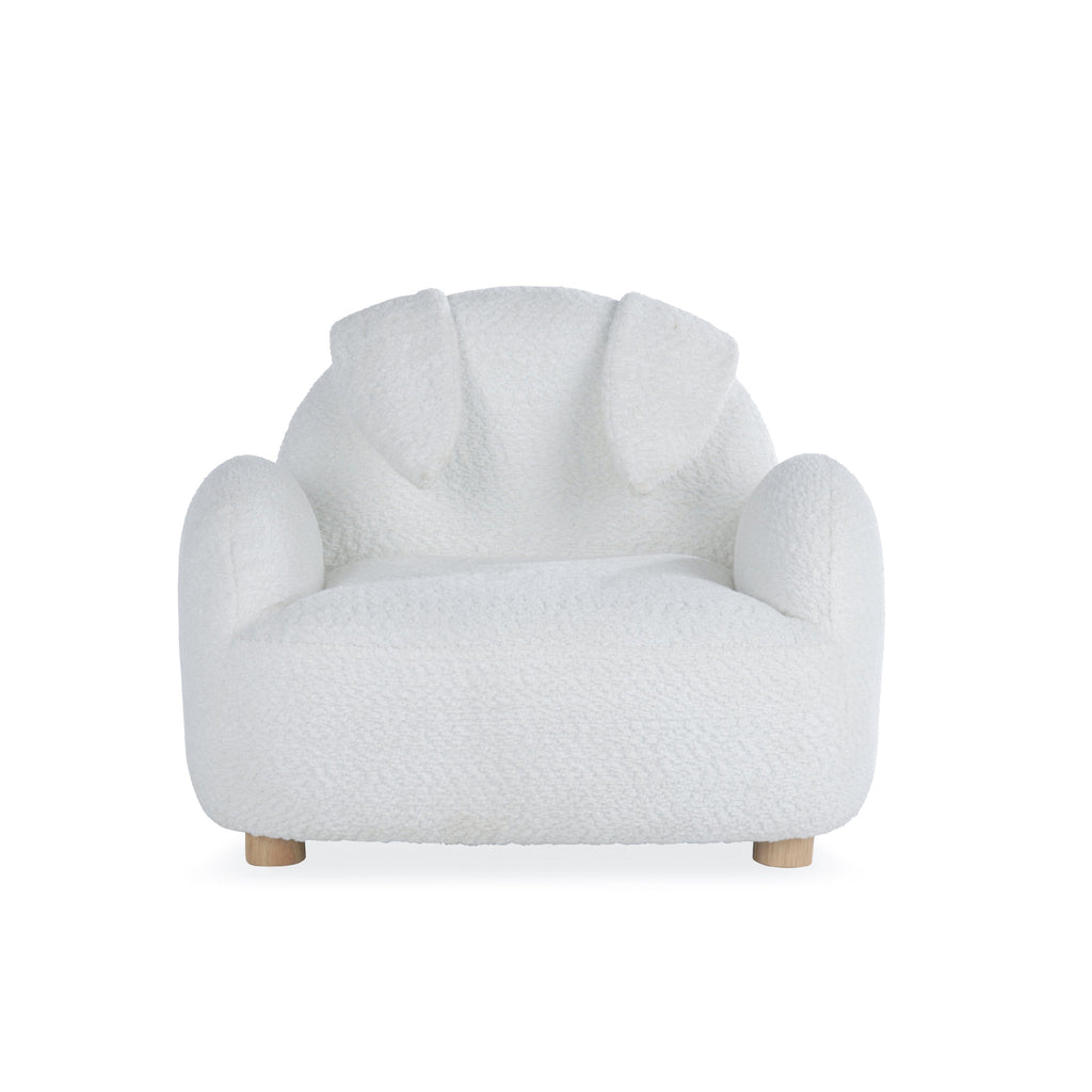 Etta Bunny Kids Chair - Boucle Off White Furniture Singles CuddleCo 