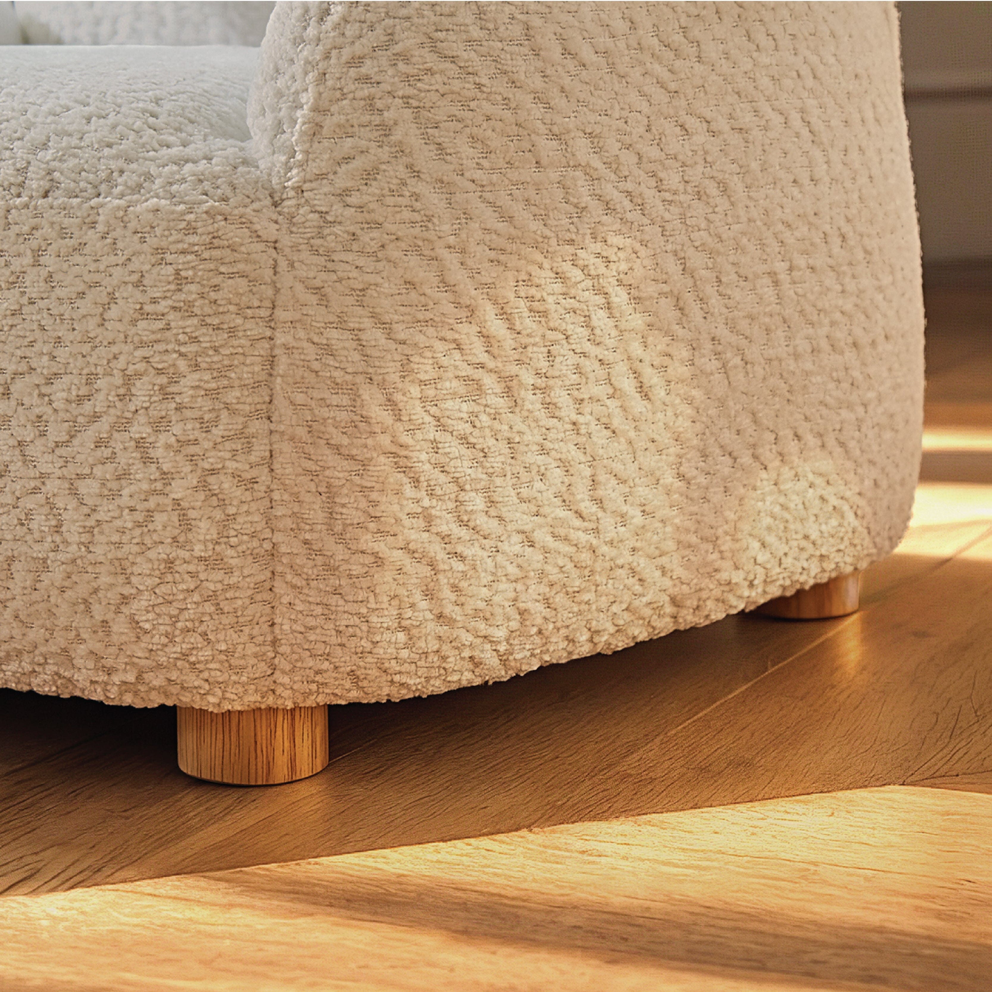 Etta Bunny Kids Chair - Boucle Off White Furniture Singles CuddleCo 