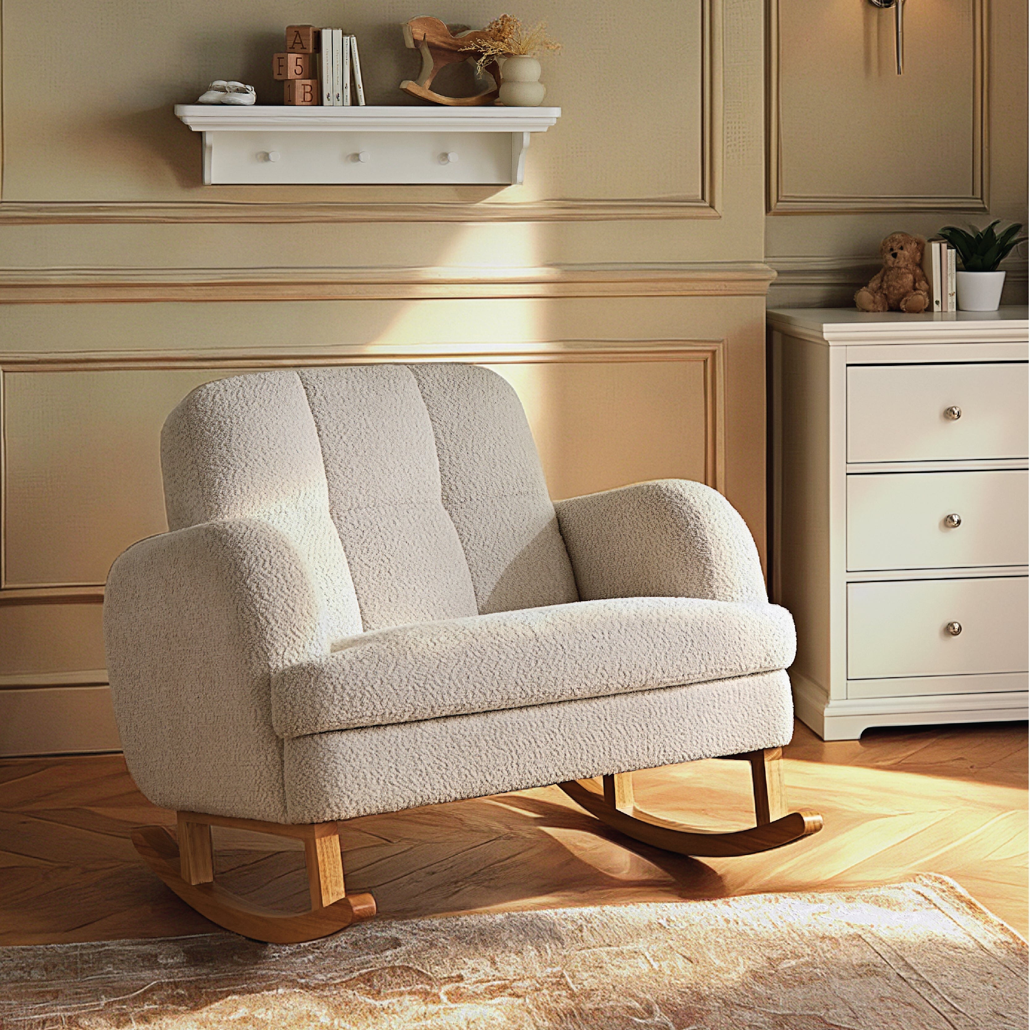 Etta Cuddle Chair - Boucle Mushroom Furniture Singles CuddleCo 