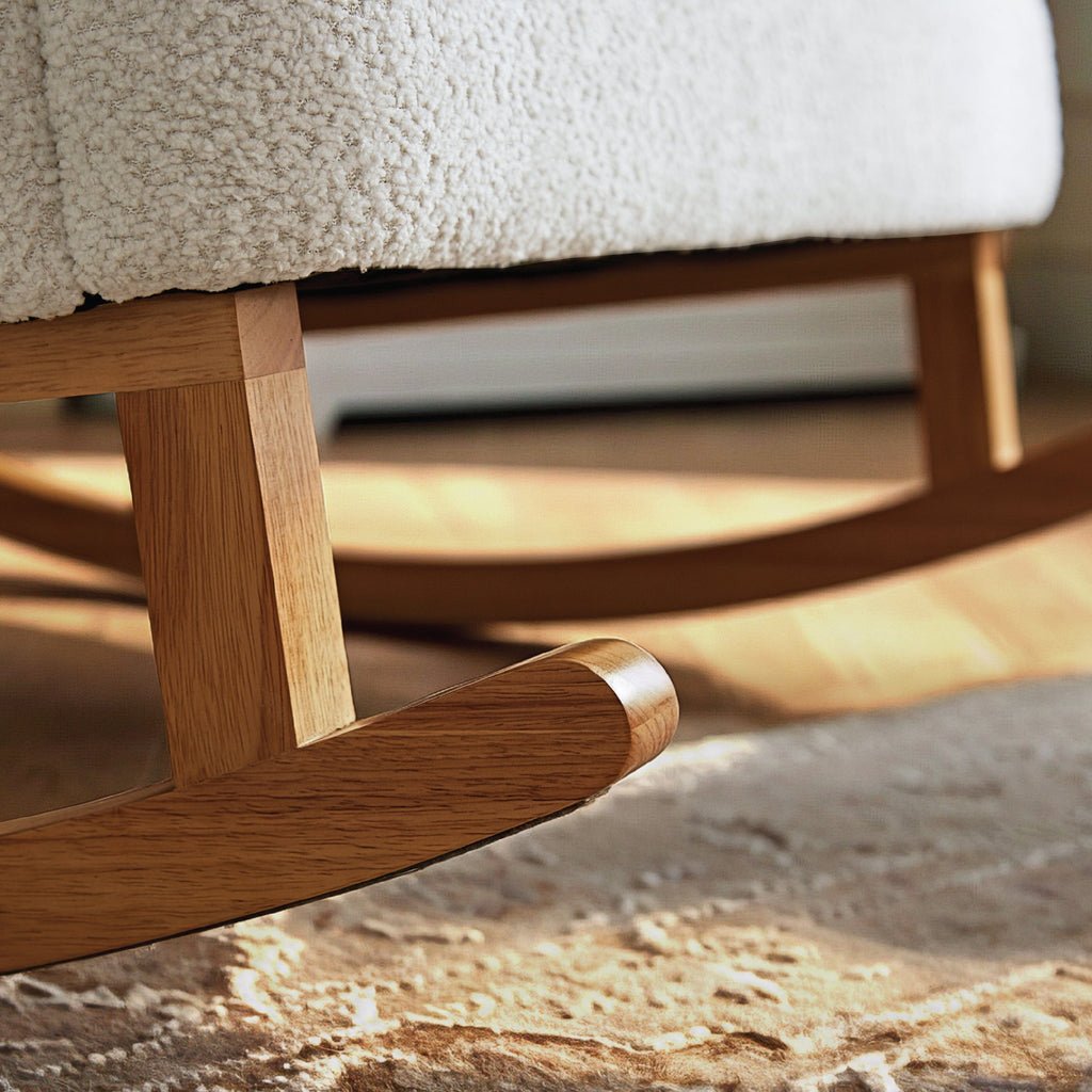 Etta Cuddle Chair - Boucle Off White Furniture Singles CuddleCo 