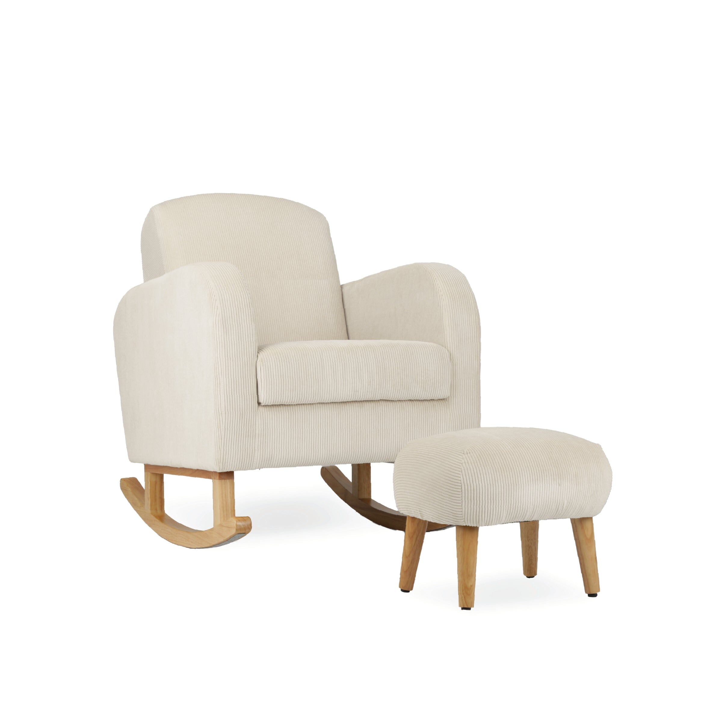 Etta Nursing Chair & Foot stool - Sand Furniture Singles CuddleCo 