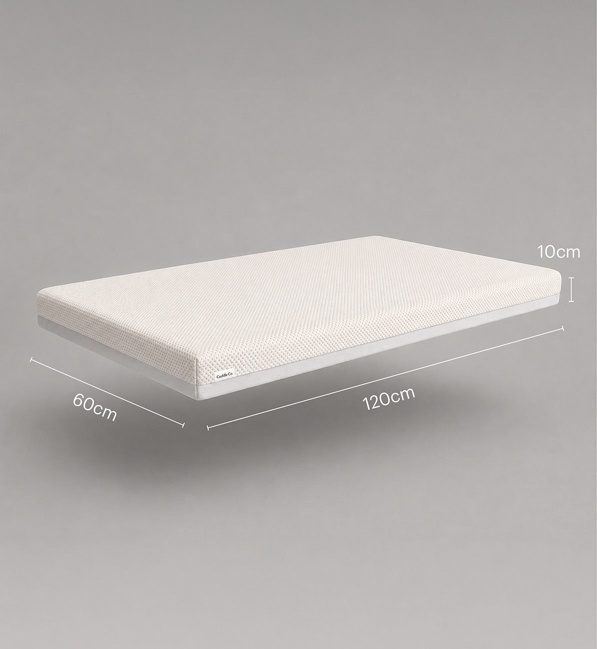 Harmony Hypo-Allergenic Bamboo Sprung Cot Mattress 120 x 60cm