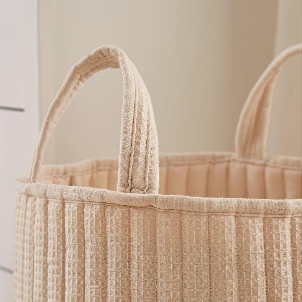 Large Storage Basket  - Cashmere Waffle