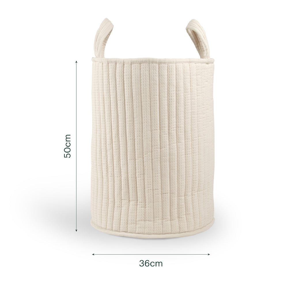 Large Storage Basket  - Cashmere Waffle