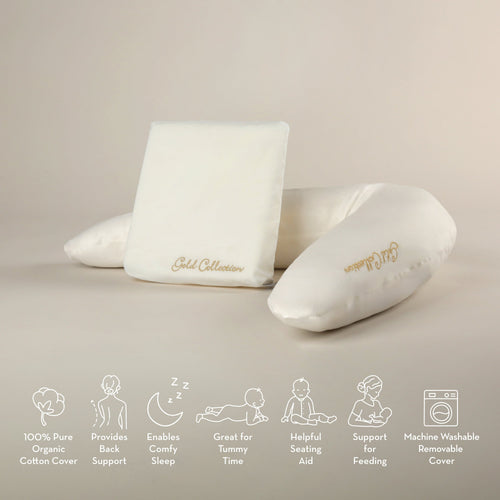 Mother&Baby Organic Cotton Support Pillow and Wedge Set Other Mother&Baby 