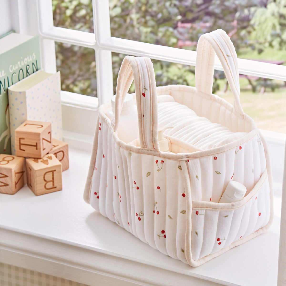Nappy Caddy - Ditsy Cherry
