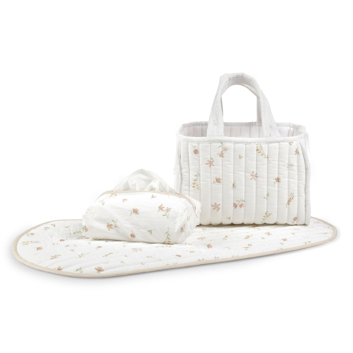 Nappy Caddy Set - Cashmere Meadow
