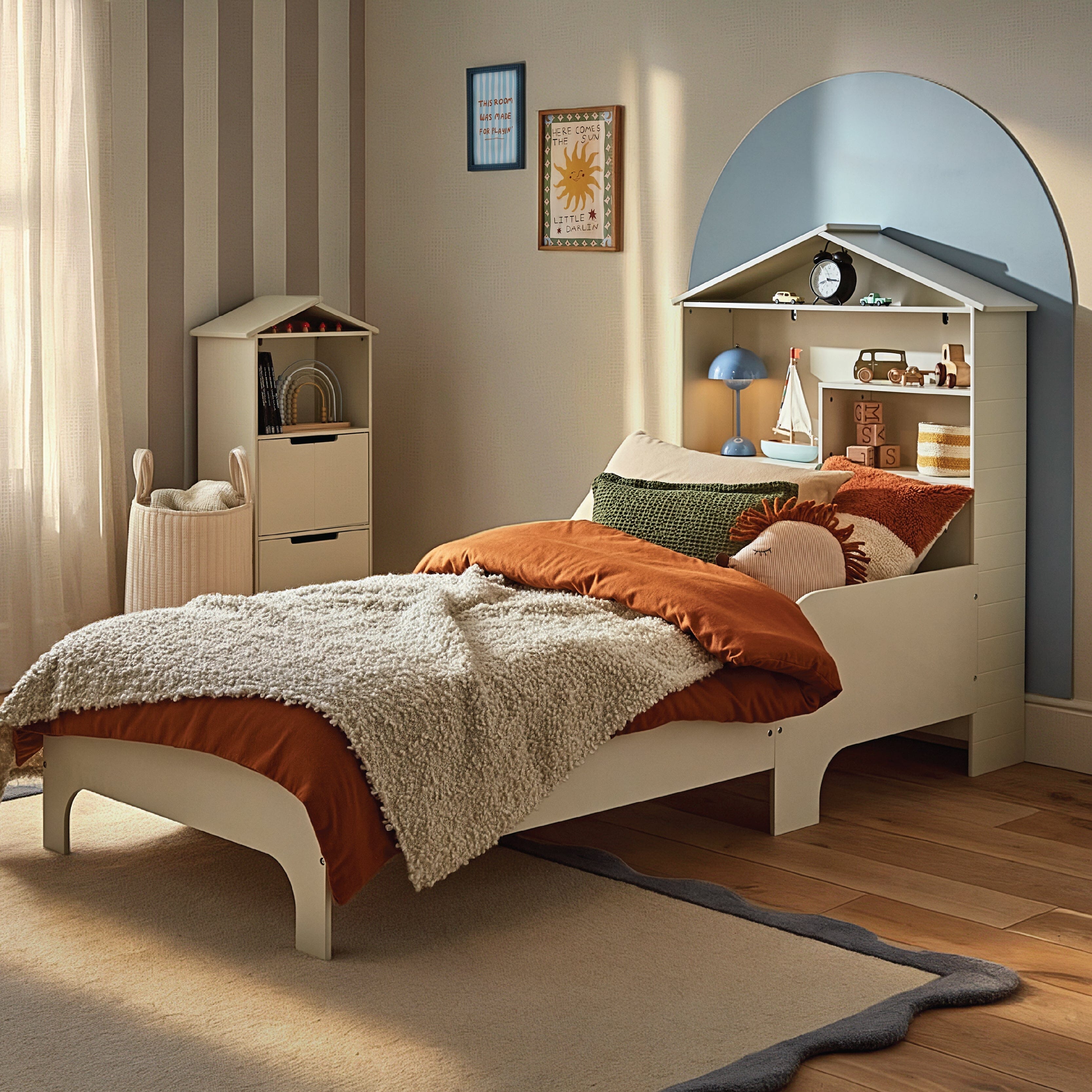 Play House Single Bed with Storage - Pebble Furniture Singles CuddleCo 