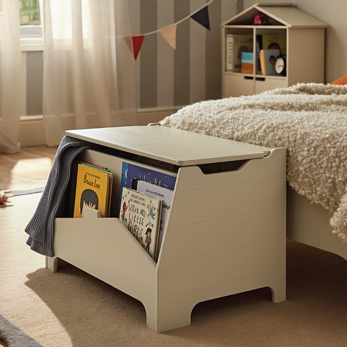 Play House Storage Box Pebble