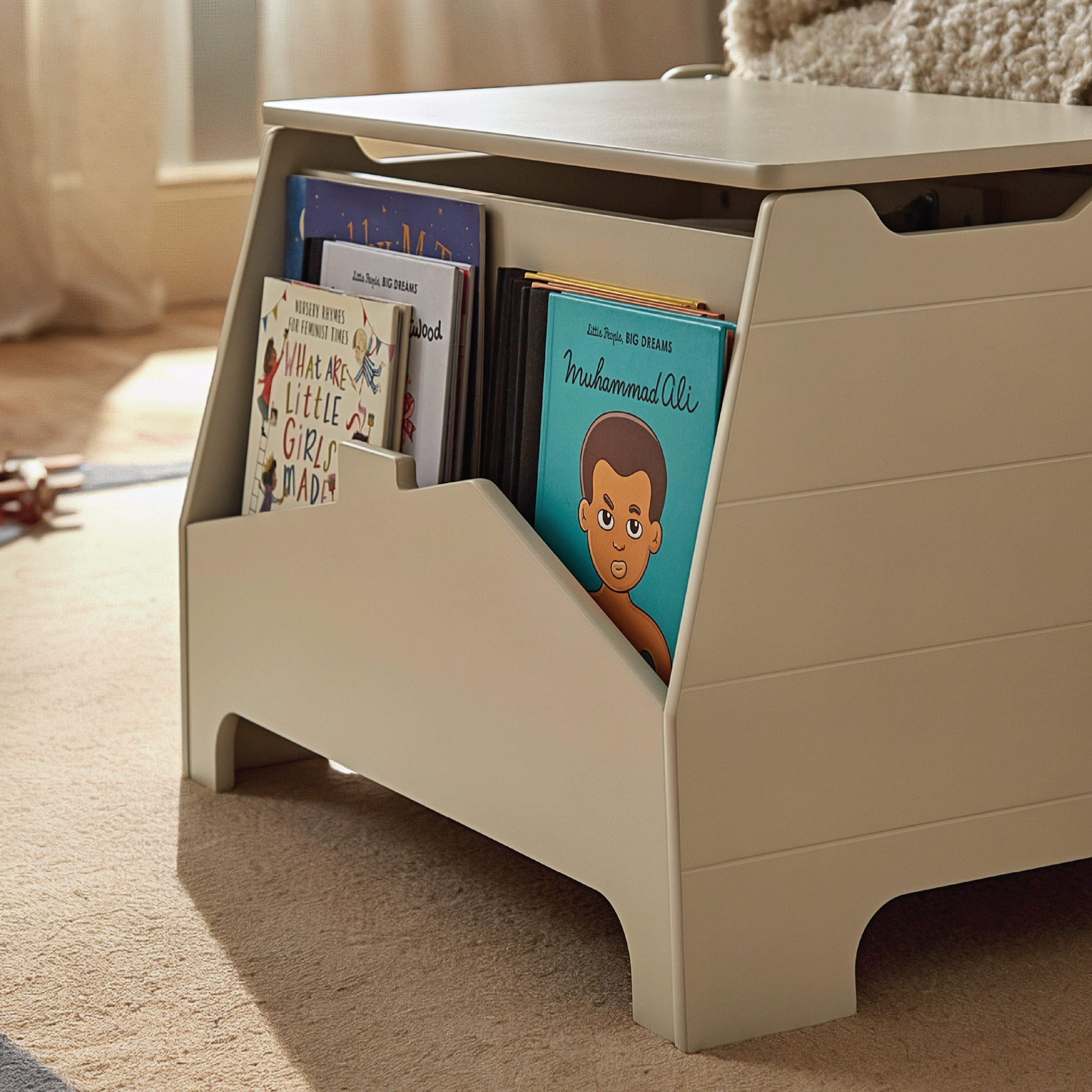 Play House Storage Box - Pebble Furniture Singles CuddleCo 