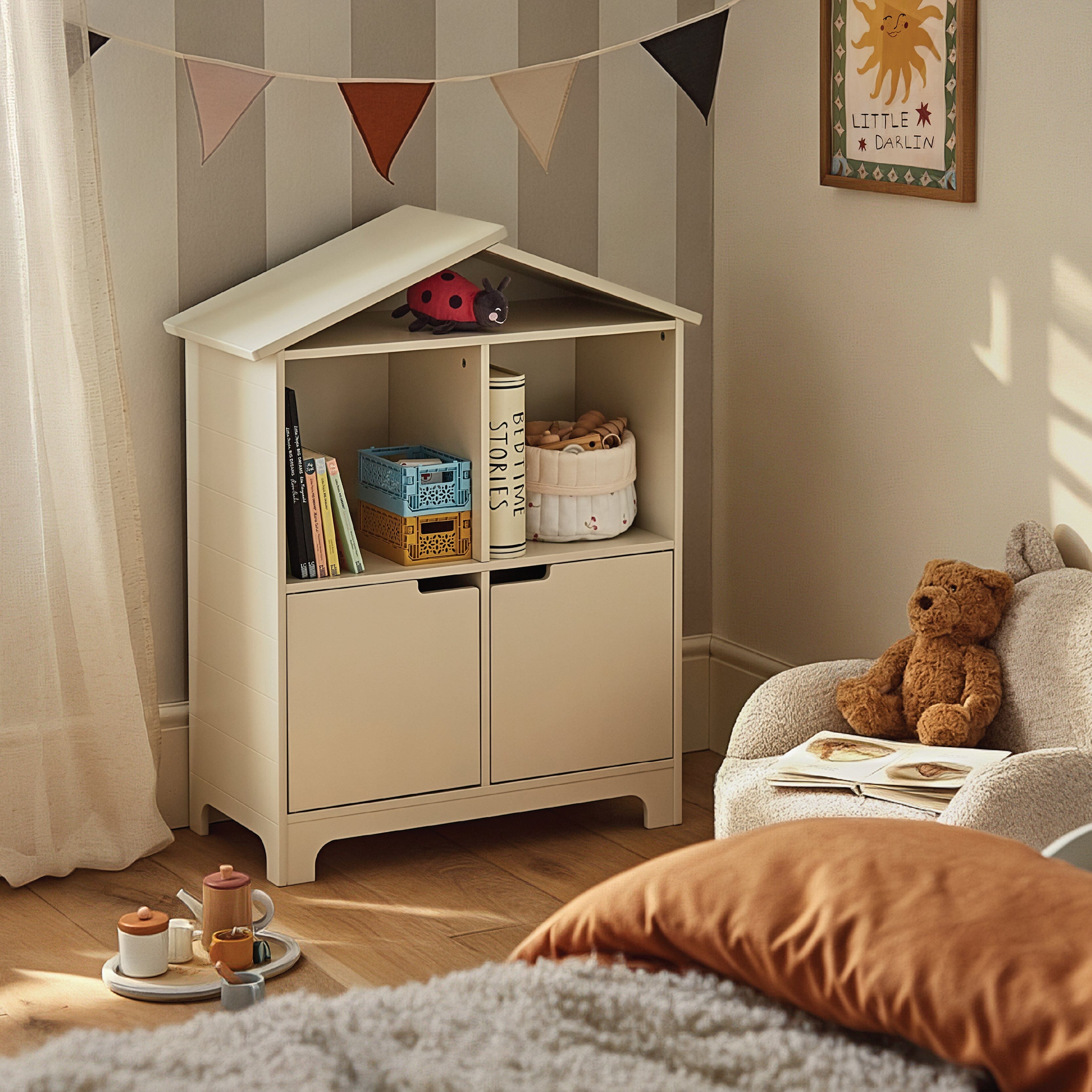 Play House Bookcase - Pebble Furniture Singles CuddleCo 