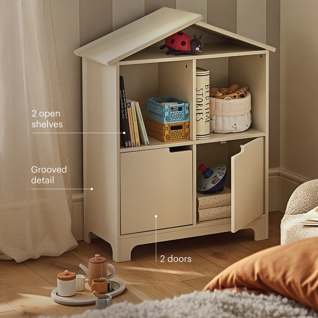 Play House Bookcase - Pebble Furniture Singles CuddleCo 