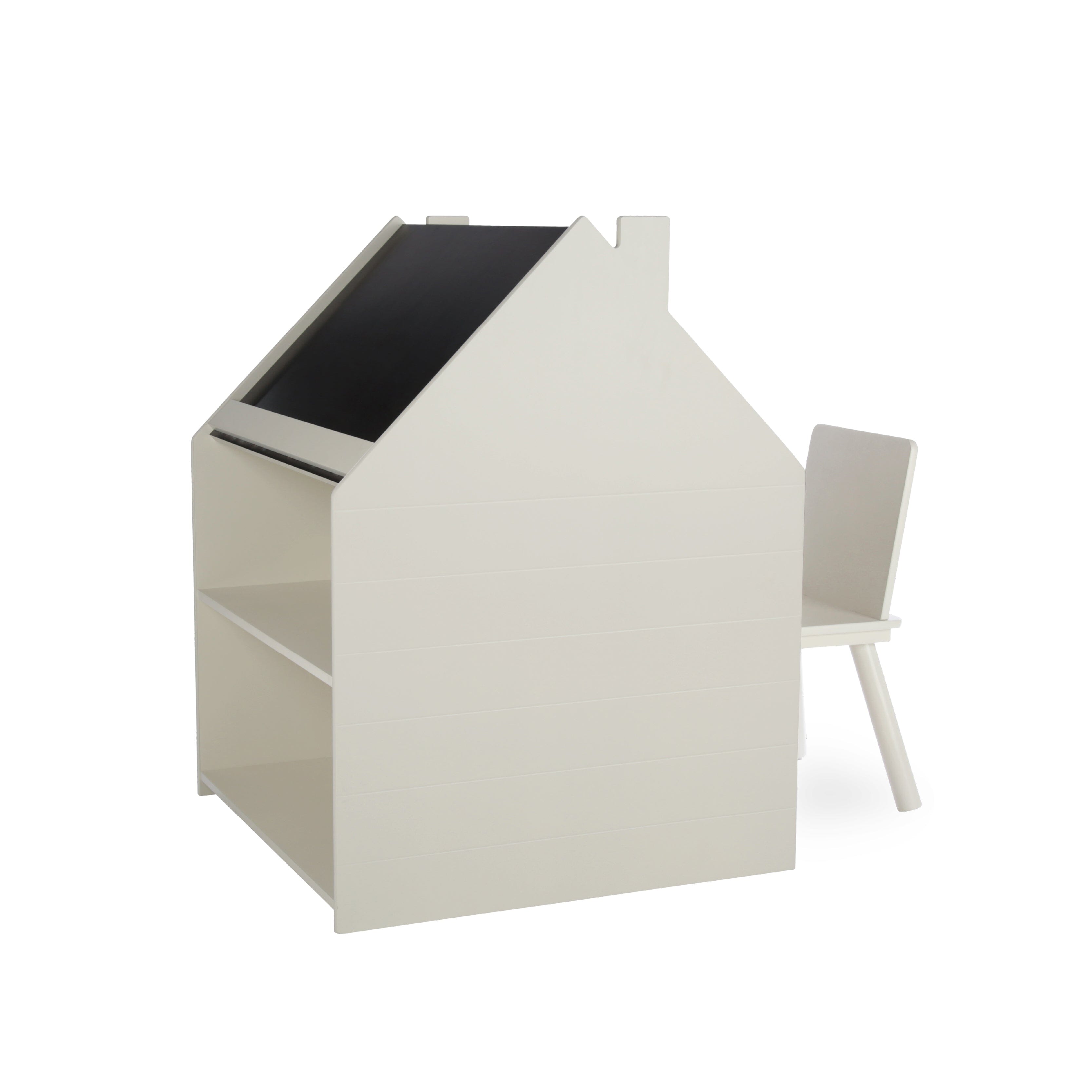 Play House Storage Desk with Easel and Chair - Pebble Furniture Singles CuddleCo 