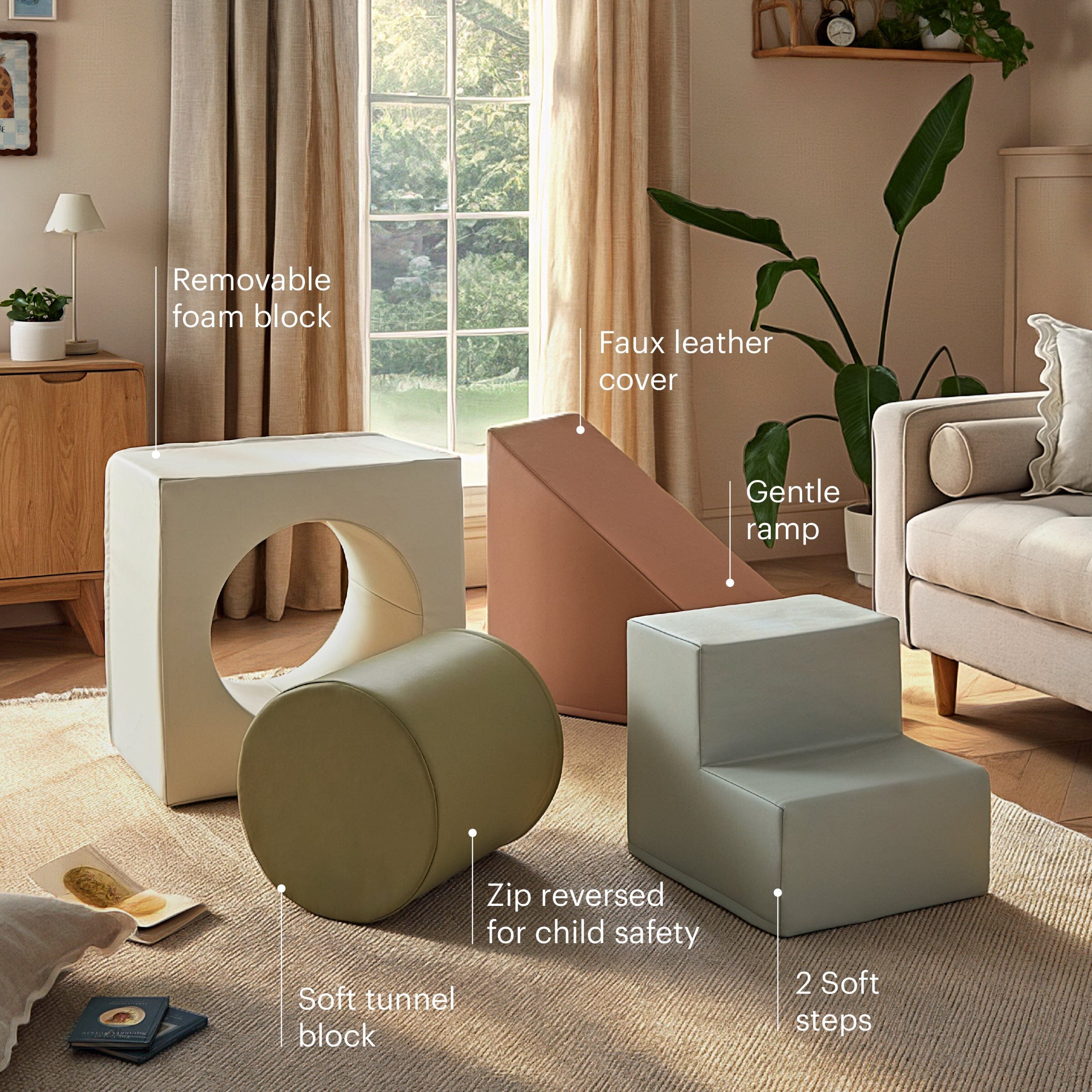 Soft Play Large 4 Piece Set Toys CuddleCo 