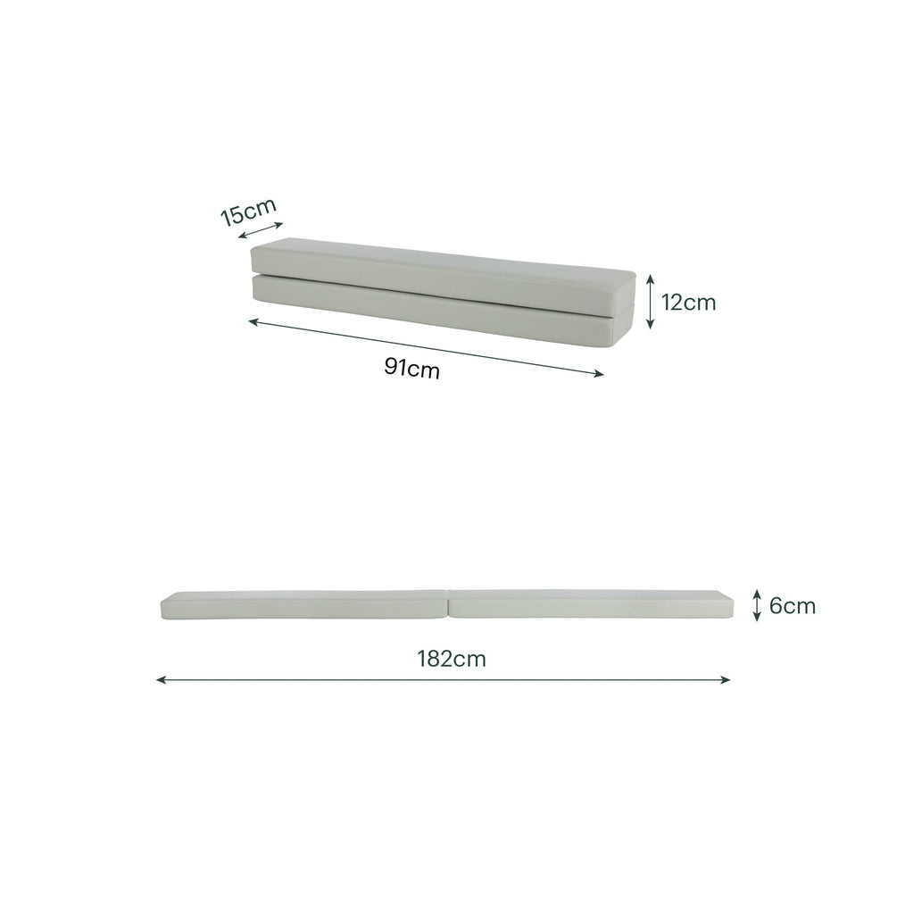 Soft Play Balance Beam - Sea Salt Toys CuddleCo 
