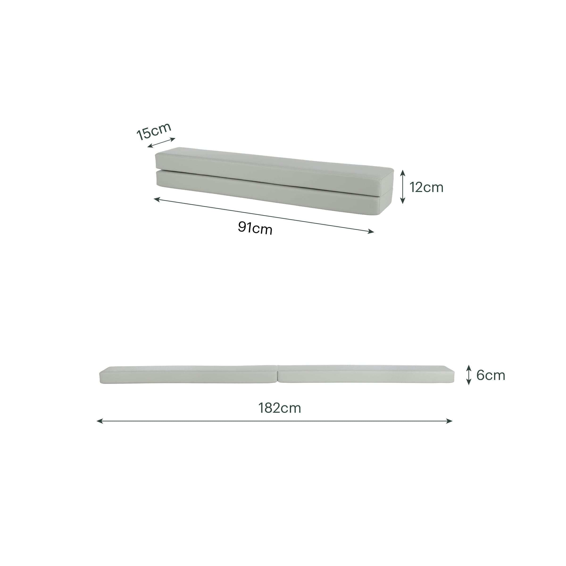 Soft Play Balance Beam - Sea Salt Toys CuddleCo 