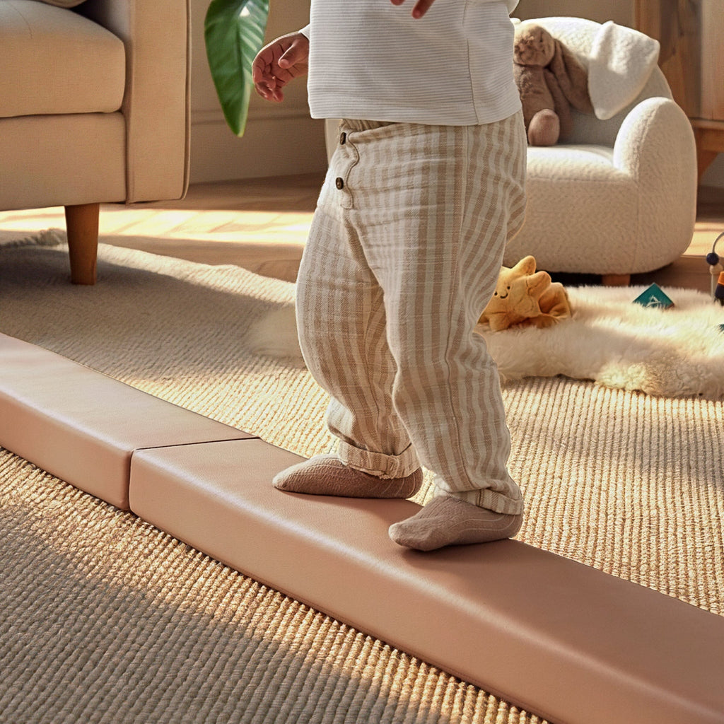 Soft Play Balance Beam - Sea Salt Toys CuddleCo 