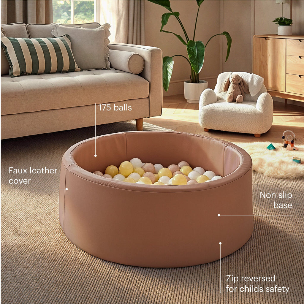 Soft Play Ball Pit with Balls - Tuscany Toys CuddleCo 