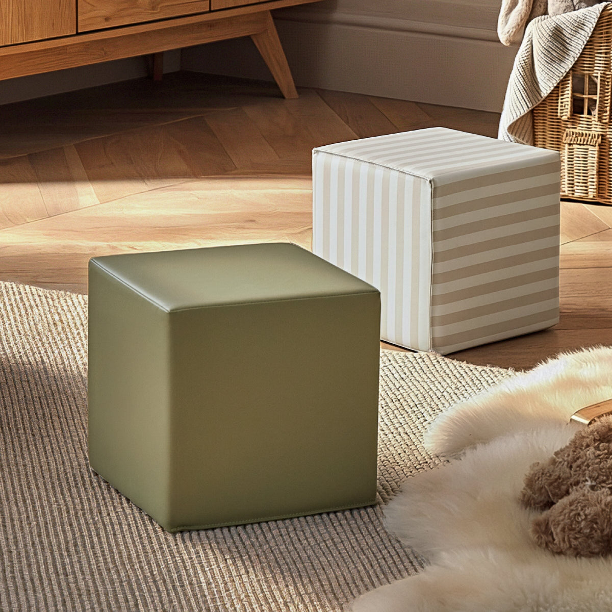 Soft Play Cubes 2 Piece Cookie Stripe &