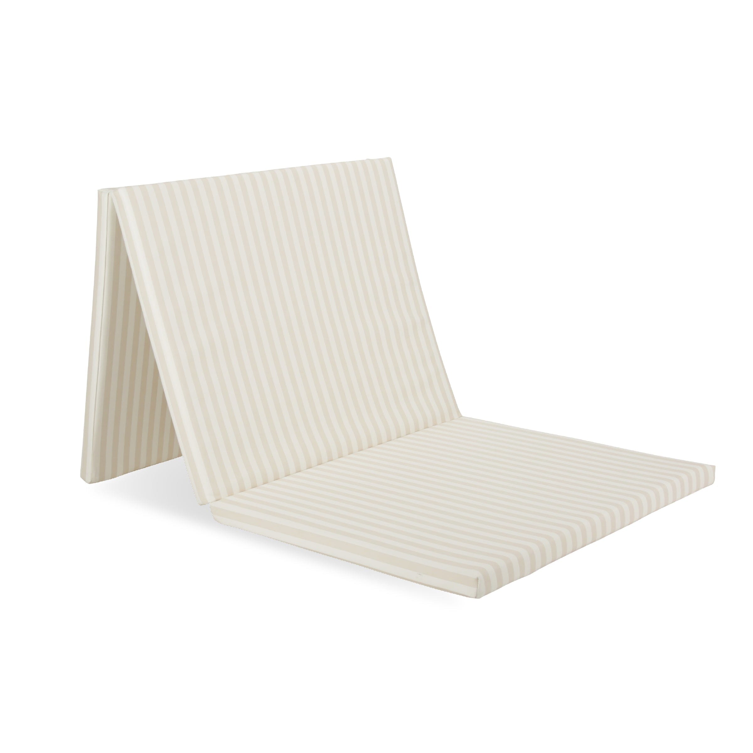Soft Play 3-Fold Timble Mat - Cookie Stripe Toys CuddleCo 