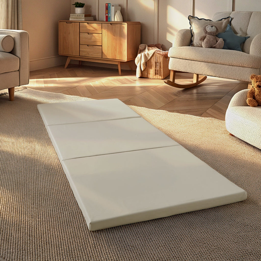 Soft Play 3-Fold Timble Mat - Pebble Toys CuddleCo 