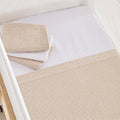 Universal Crib/Co-Sleeper Bedding Set  - Cashmere Waffle