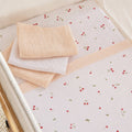 Universal Crib/Co-Sleeper Bedding Set - Ditsy Cherry