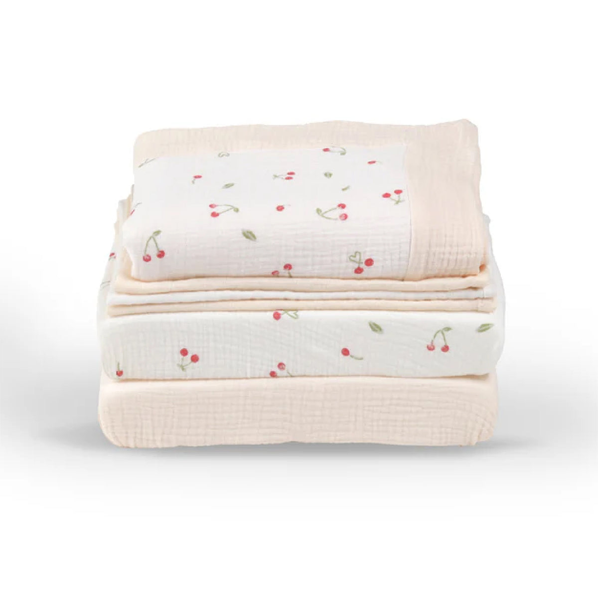 Universal Crib/Co-Sleeper Bedding Set - Ditsy Cherry