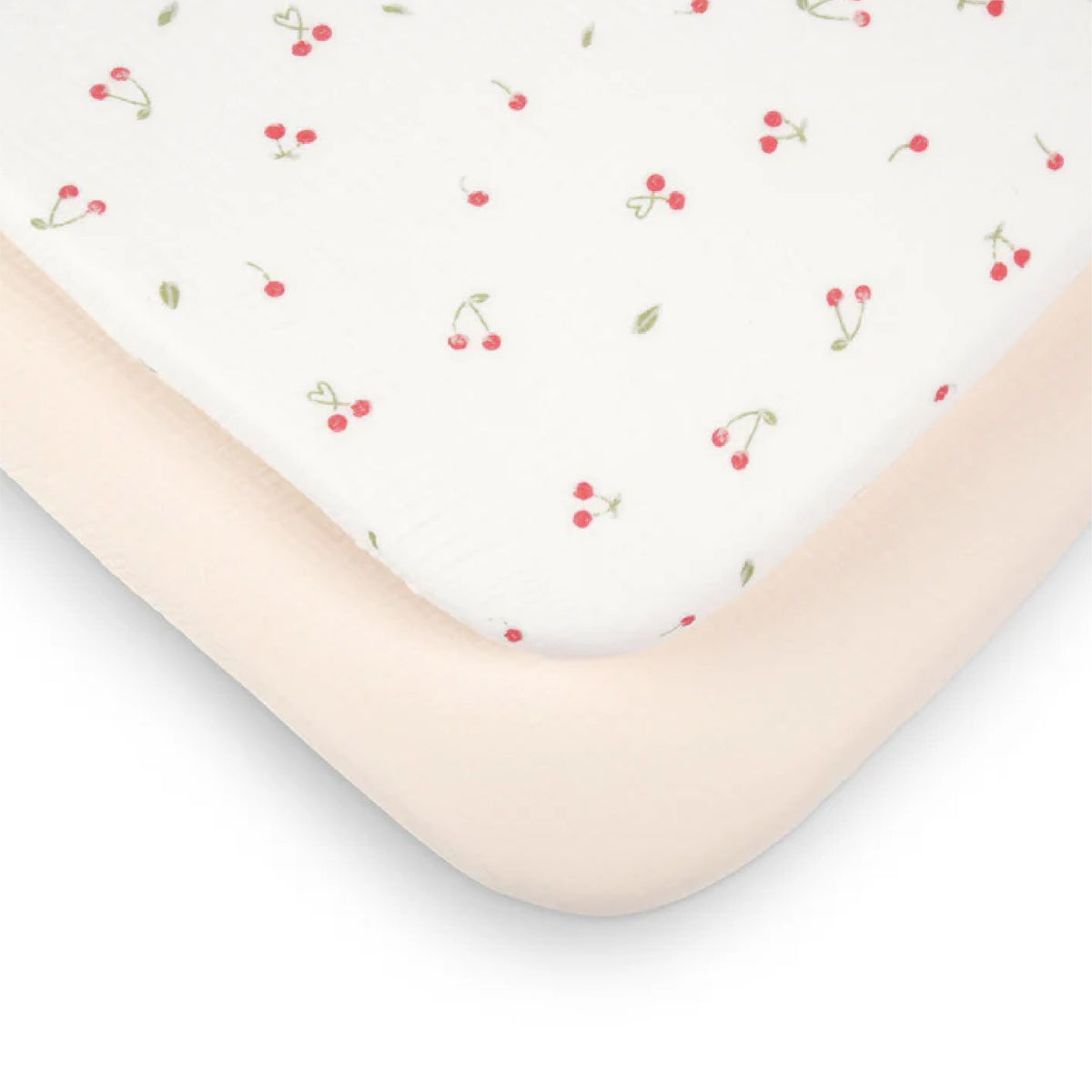 2 Pack Universal Crib/Co-Sleeper Sheets - Ditsy Cherry