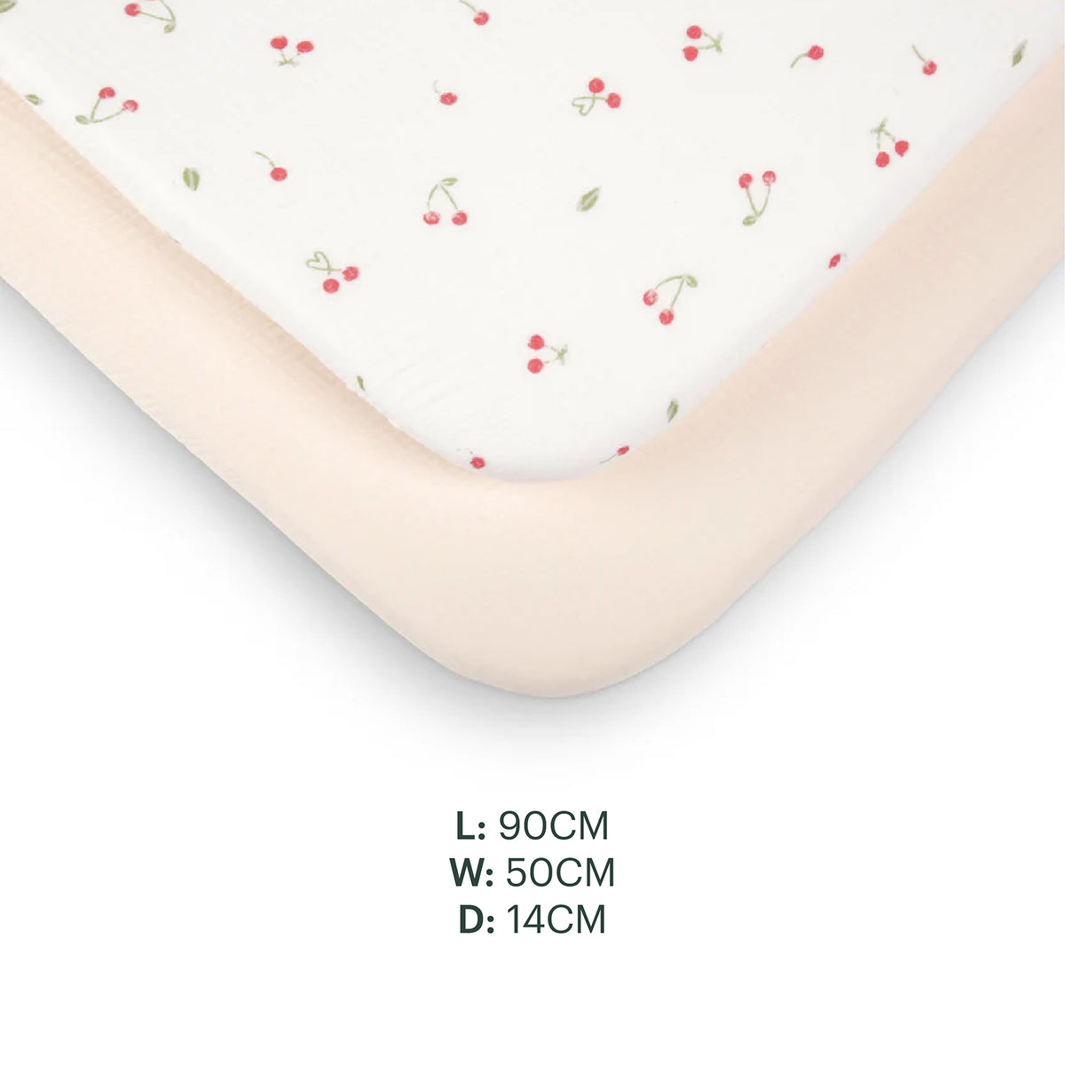 2 Pack Universal Crib/Co-Sleeper Sheets - Ditsy Cherry