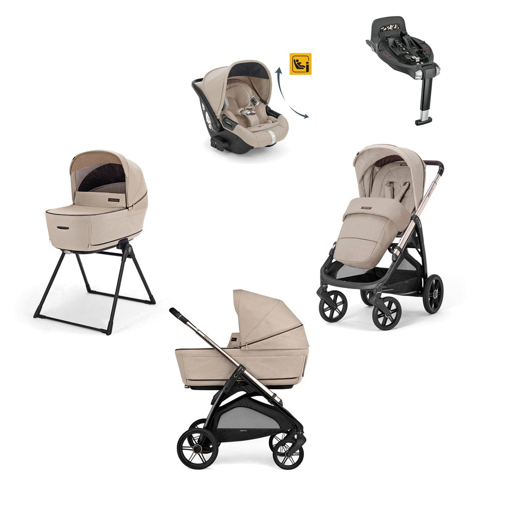 Inglesina Aptica Quattro Travel System - Pashmina Beige Strollers Inglesina 