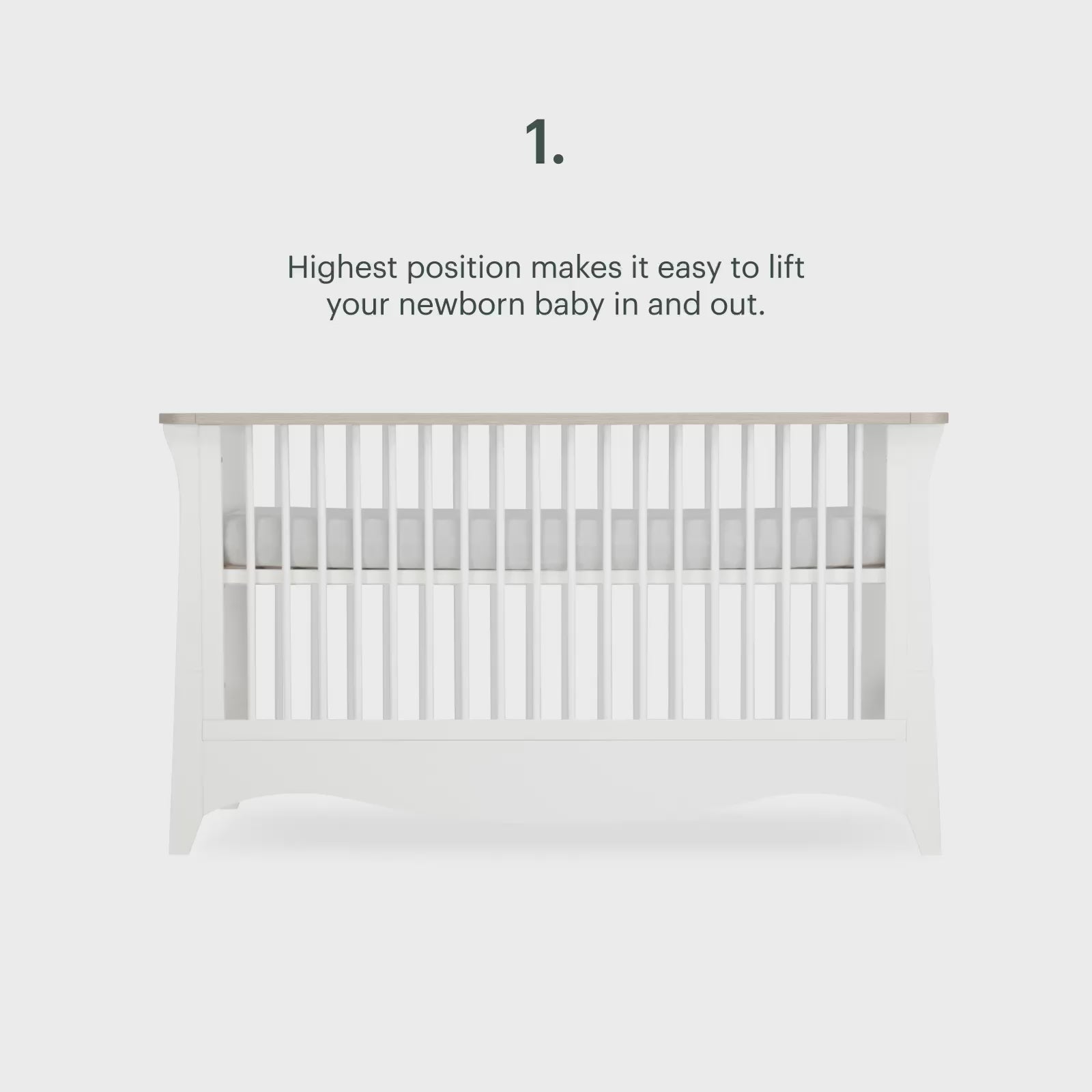 Clara Luxe 2 Piece Furniture Set - White & Ash
