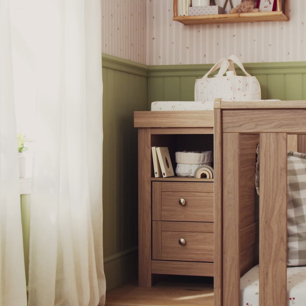 Burford Dresser Changer - Oak