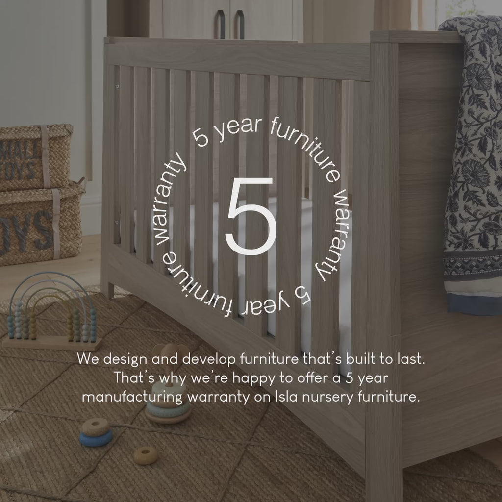 Isla Nursery Wardrobe - Ash