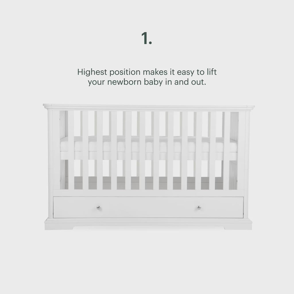 Beaumont Cot Bed - White