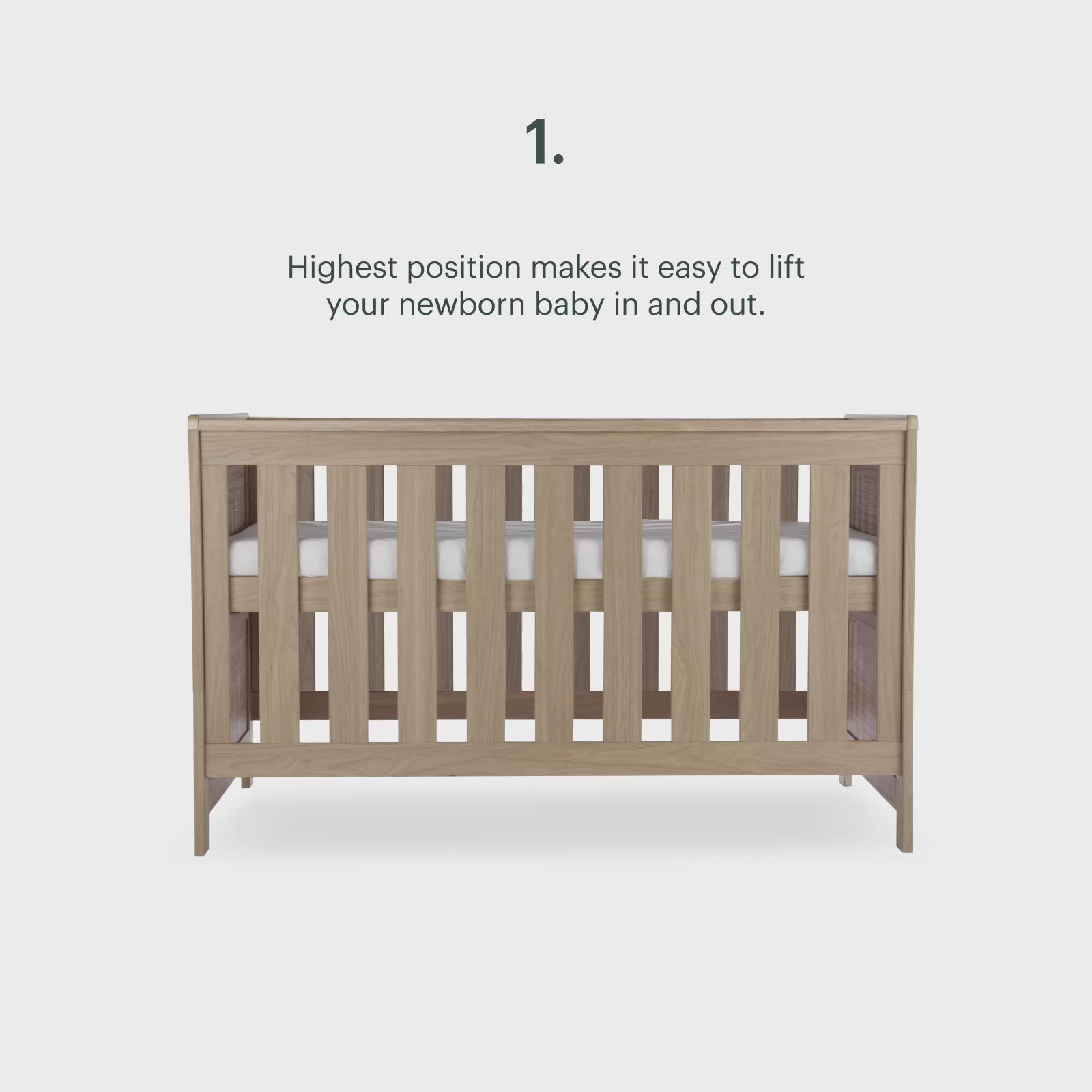 Burford Cot Bed - Oak
