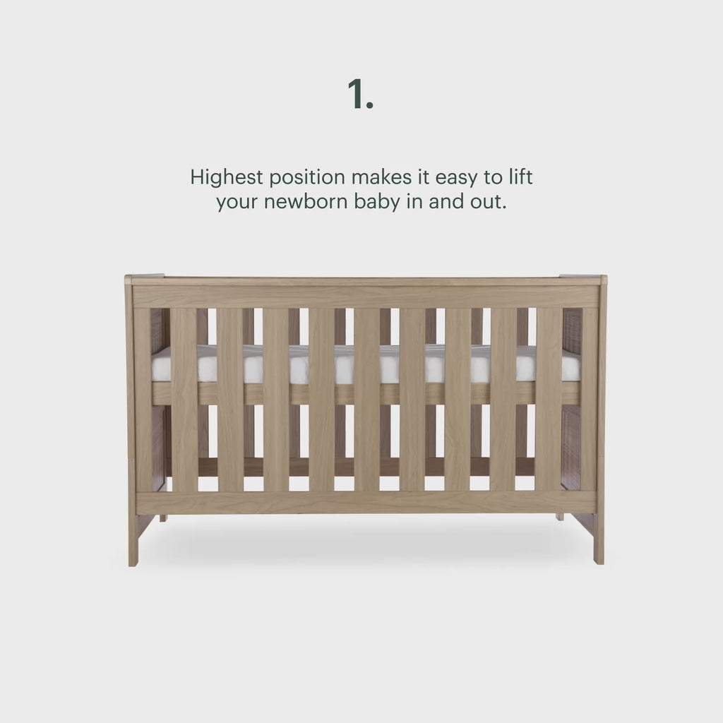 Burford Cot Bed - Oak