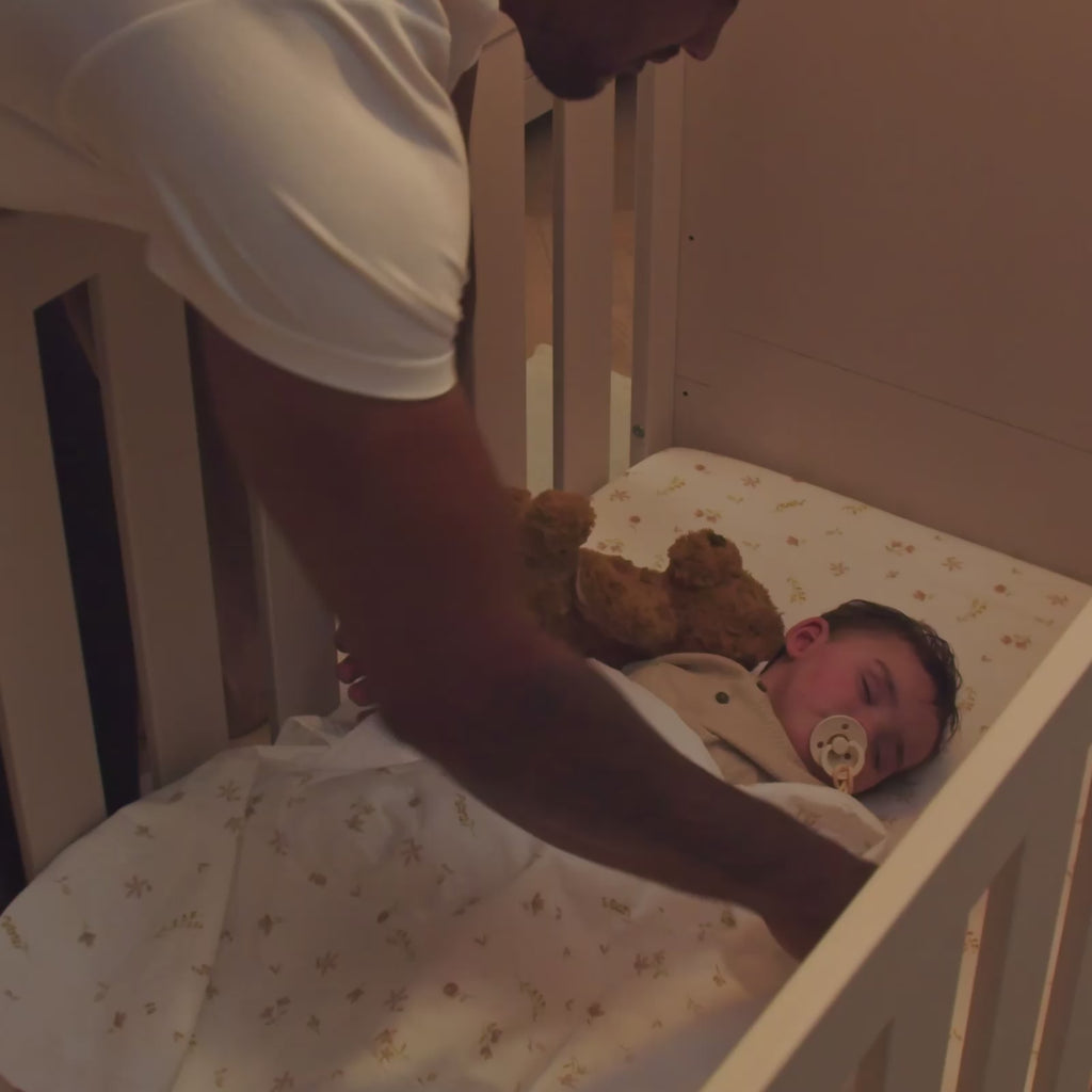 Luna Cot Bed - Cashmere & Ash