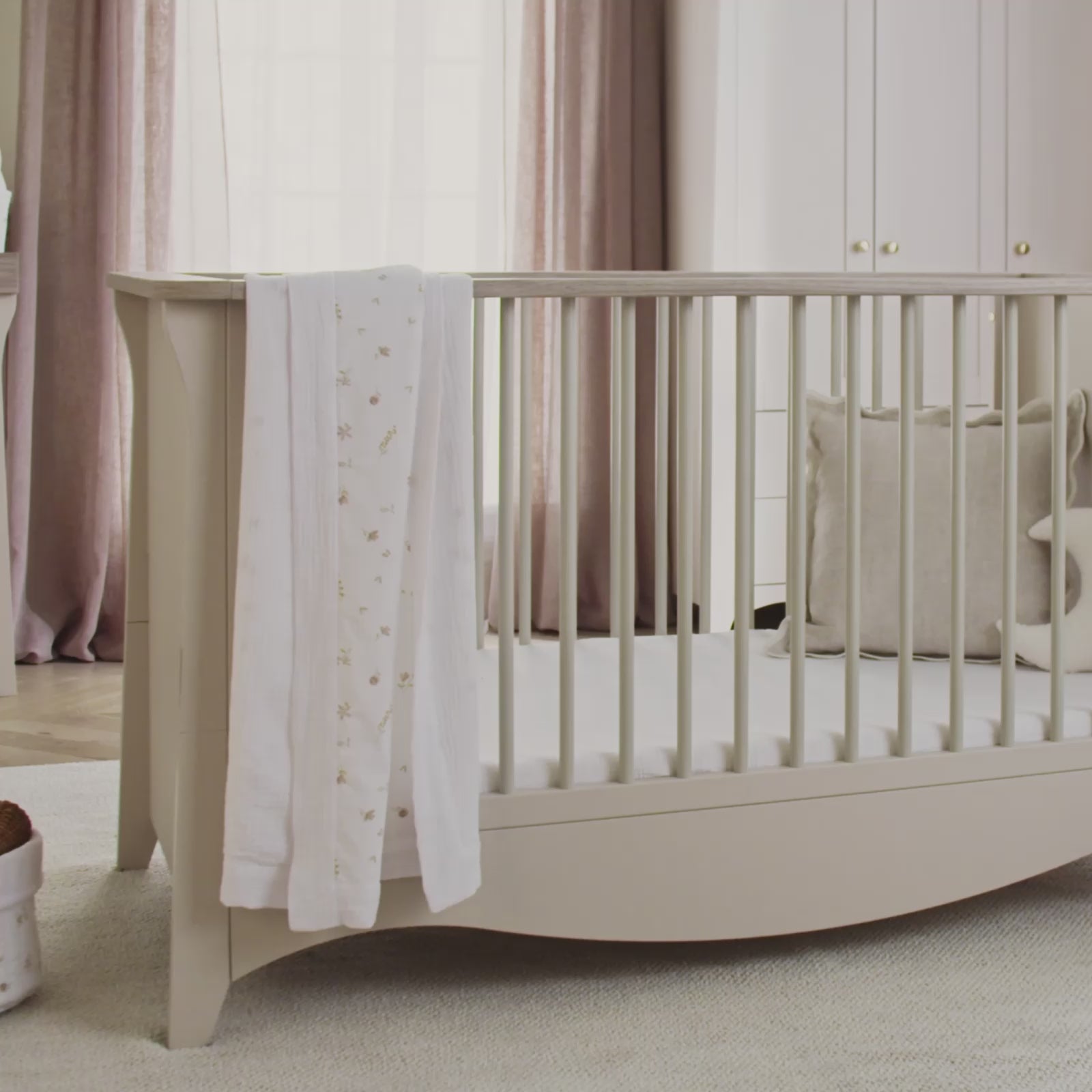 Clara 6 Drawer Dresser - Cashmere & Ash